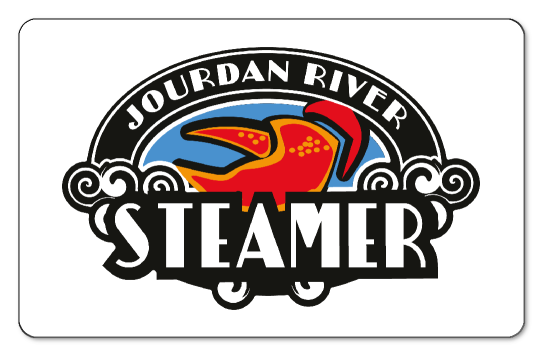 Jourdan River Steamer logo over a white background
